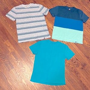 3 size large short sleeve t shirts